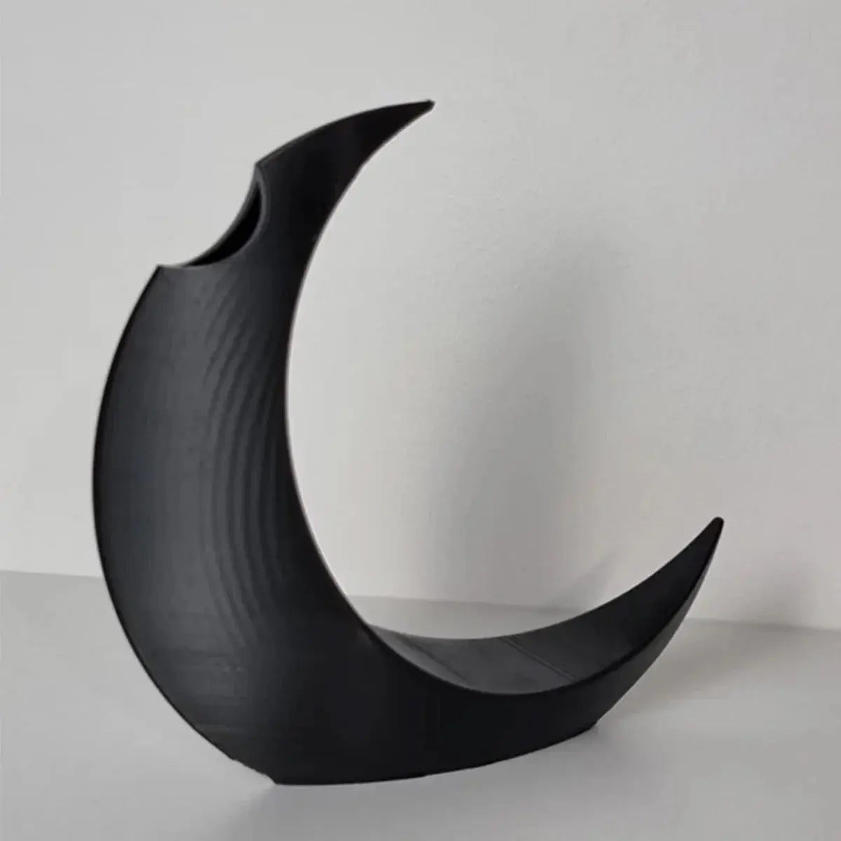 Gothic Moon Vase 3D Printed Dark Style Decorative Ornament for Dried Flowers, Perfect for Halloween, Wedding Gifts,Home Accents Coven Couture Collective