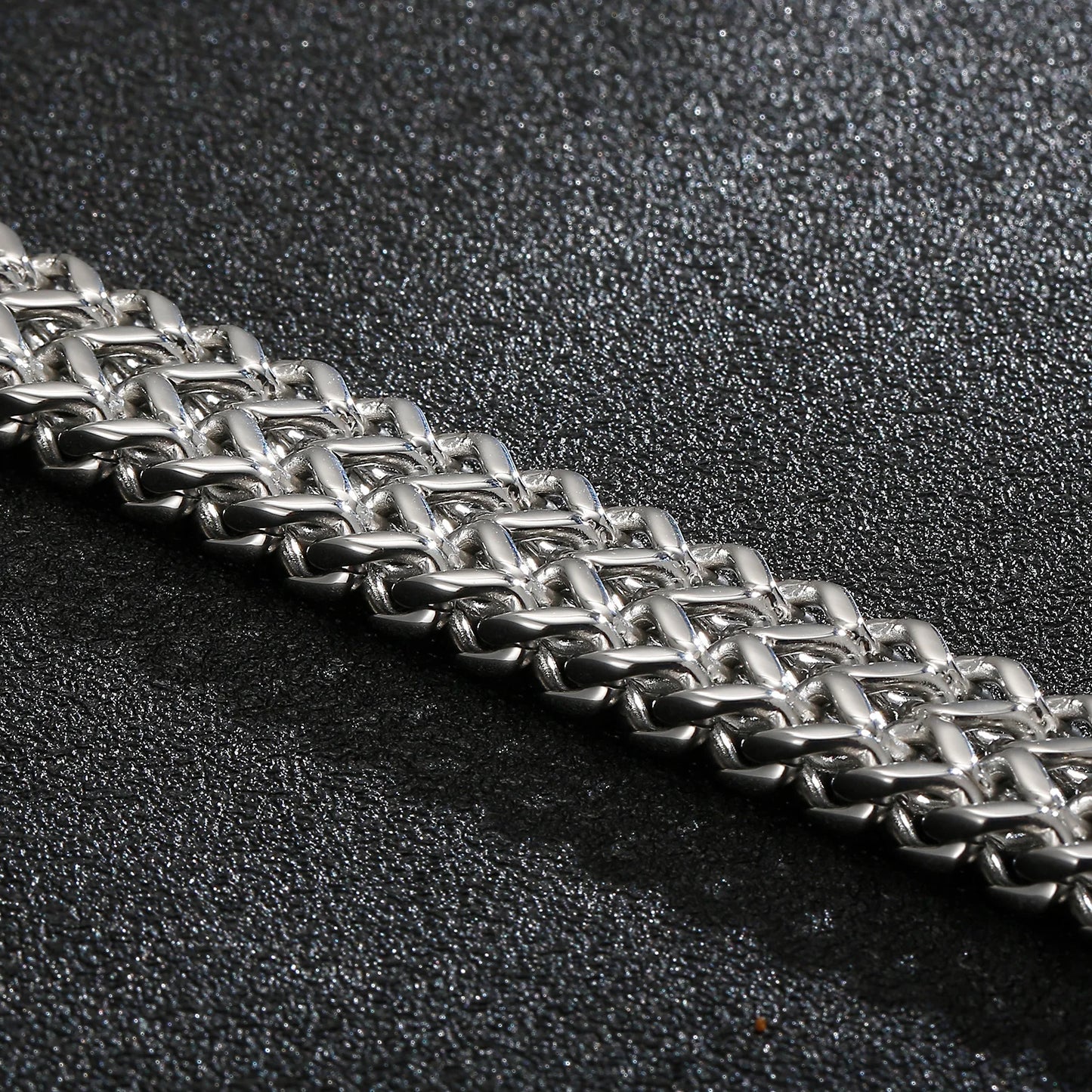 KALEN Multi-layer Charm Double Dragon Stainless Steel Men's Bracelet