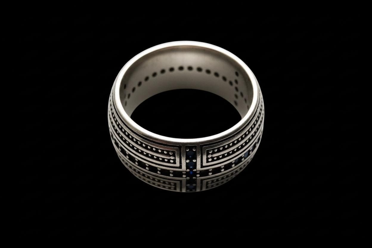 Black CZ Cross Ring 925 Sterling Silver Fine Jewellery Unisex Cross Design with High-Quality CZ Stones for Men and Women