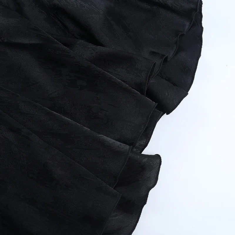 AltGoth Subculture Vintage Gothic Skirt Women Dark Palace Style Y2k E-girl Streetwear Embroidery High Waist Fishtail Skirt Femme