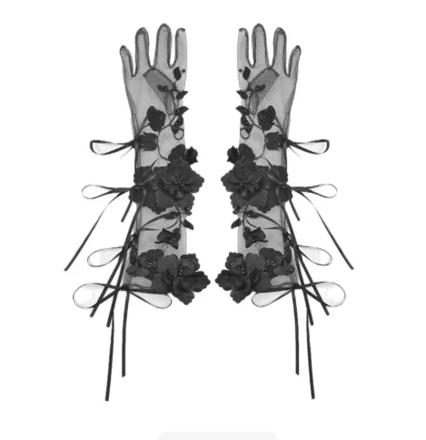 Blood Supply Original Bloody Red Gothic Velour Girdle Tube Top Slim Florals Patch Lace-up Halloween Winter Party Tanks Top