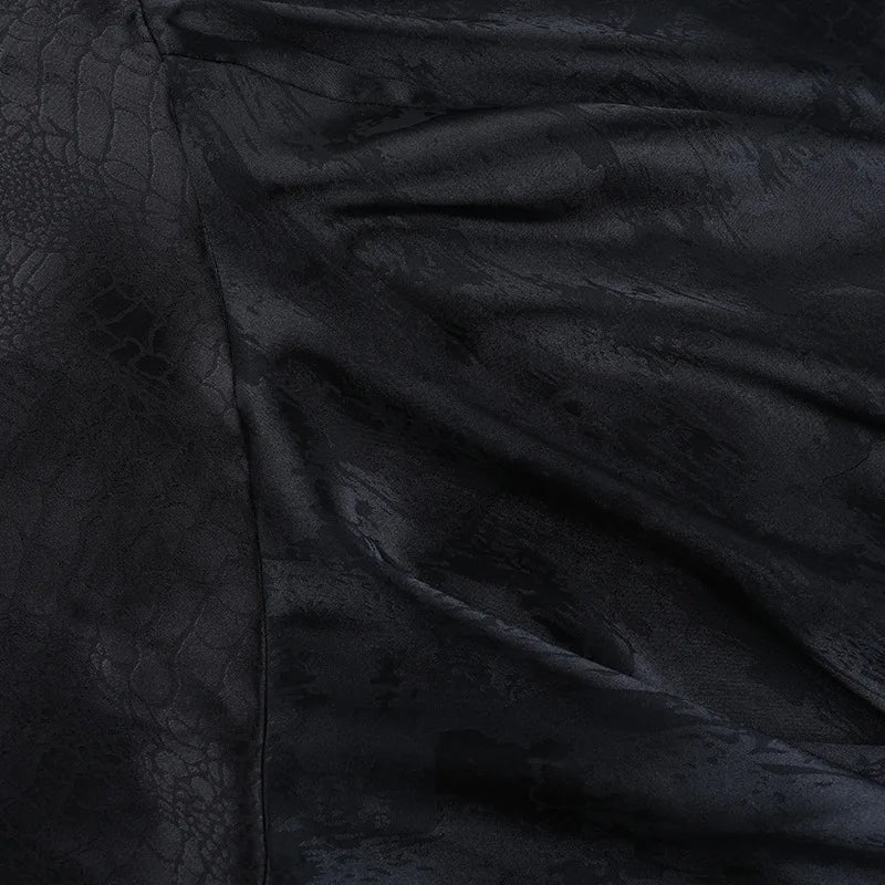 AltGoth Subculture Vintage Gothic Skirt Women Dark Palace Style Y2k E-girl Streetwear Embroidery High Waist Fishtail Skirt Femme