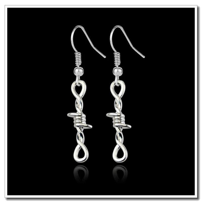 Wire Thorns Iron Unisex Necklaces Women Hip-hop Gothic Punk Style Barbed Wire Small Thorn Chain Collar Choker Jewelry Gift