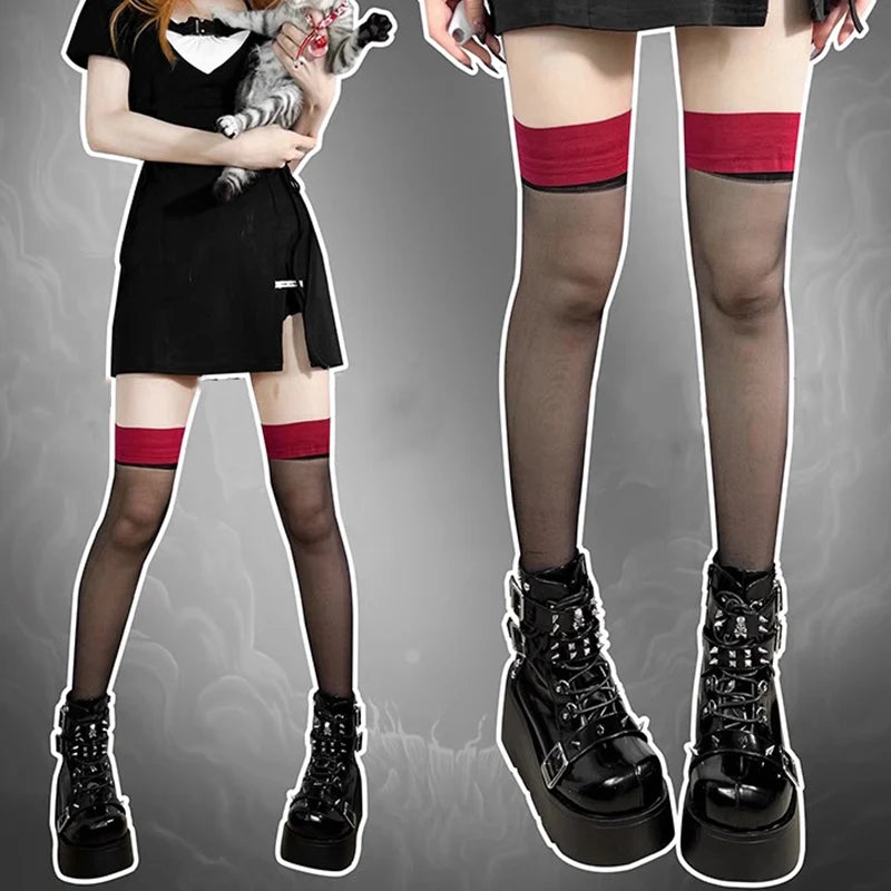 Punk Chunky Platform Ankle Boots Women Spring Autumn Patent Leather Black Boots Woman Metal Buckle Lolita Gothic Shoes Mujer