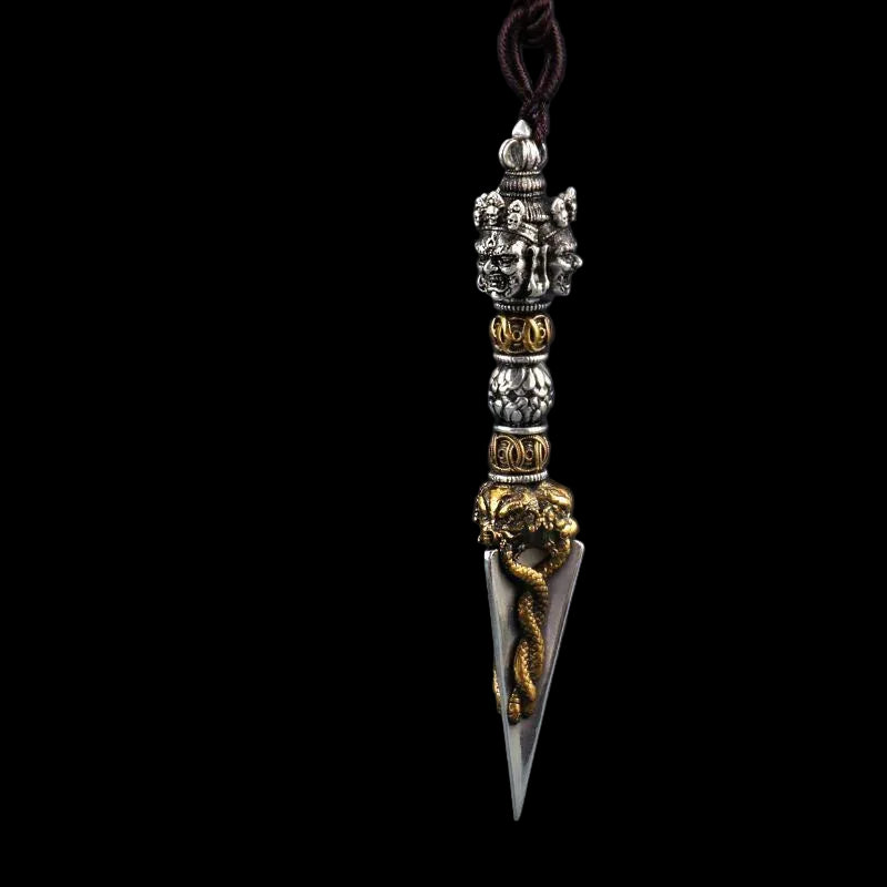 Handmade Sterling Silver Vajra Pendant