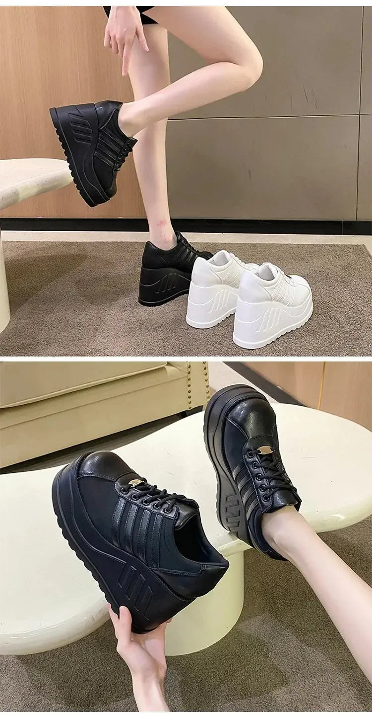 Punk Gothic Pumps Women 2024 New Thick Sole Brand Platform Mary Jane Shoes Wedge High Heels Party Cosplay Designer Lolita Shoes Coven Couture Collective