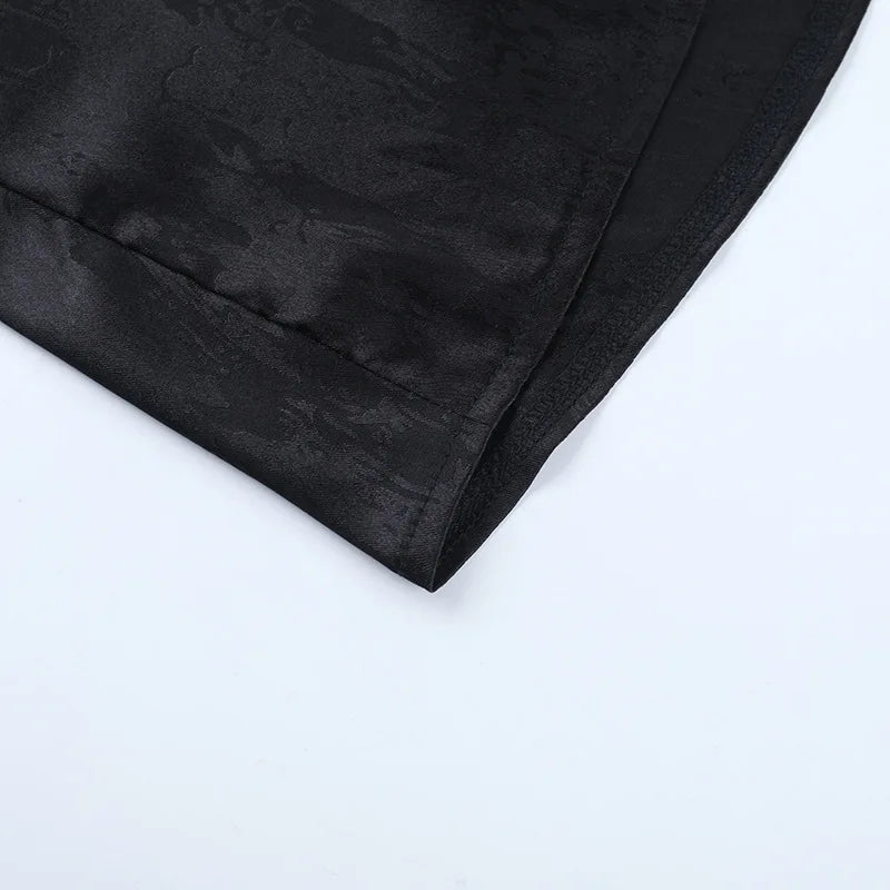 AltGoth Vintage Gothic Black Shirts Women Palace Style Streetwear Y2k E-girl Harajuku V-neck Ruffle Long Sleeve Bluose Cosplay