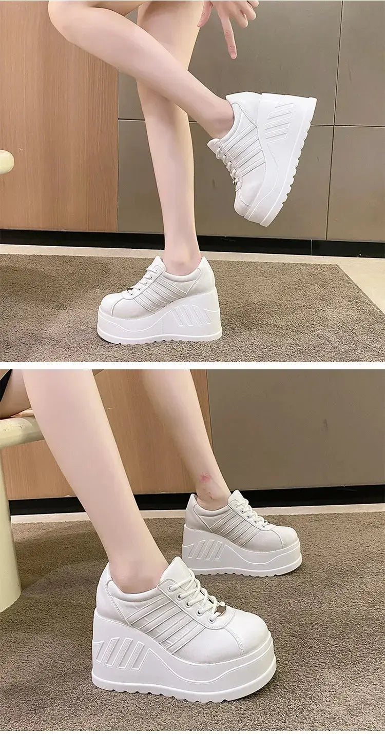 Punk Gothic Pumps Women 2024 New Thick Sole Brand Platform Mary Jane Shoes Wedge High Heels Party Cosplay Designer Lolita Shoes Coven Couture Collective