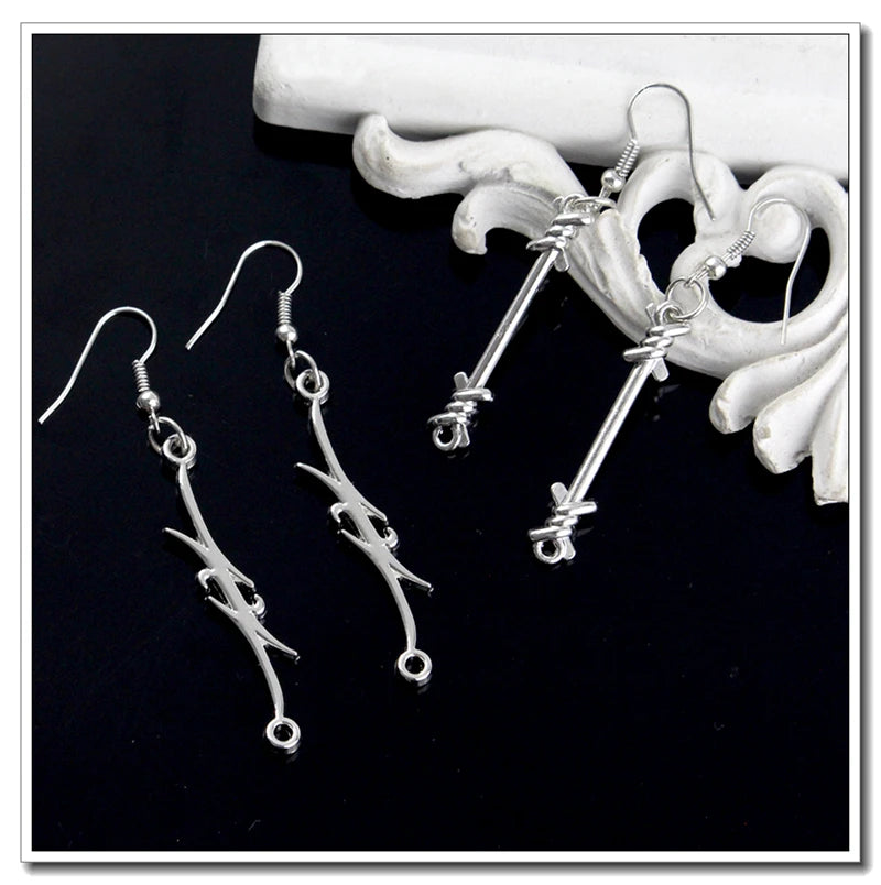 Wire Thorns Iron Unisex Necklaces Women Hip-hop Gothic Punk Style Barbed Wire Small Thorn Chain Collar Choker Jewelry Gift